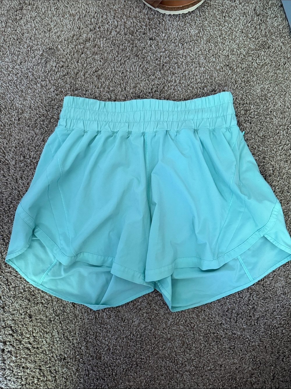 lululemon athletica Mint Green Athletic Shorts